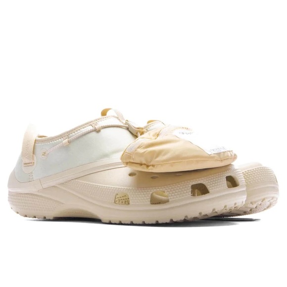 CROCS X SATISFY CLASSIC CLOG - BONE - Sz 6 unisex (w 8) - limited edition - Picture 2 of 4